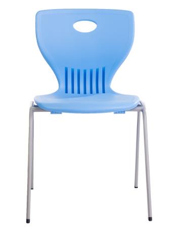 Стілець учнівський цільнолитий моноблок 435х450х450\800мм БРІК